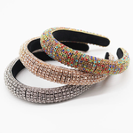 Load image into Gallery viewer, Multi-colored Bling headbands. Perfect for brides, prom or a girls night out. 
