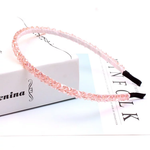 Load image into Gallery viewer, Thin Pink hairband. Slender hair band. pink headband. Slender hairband.
