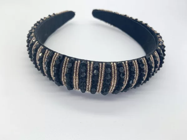 Think black Bling headbands. Perfect for brides, prom or a girls night out.