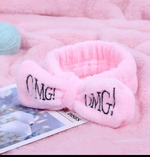 Load image into Gallery viewer, Pink OMG headbands. unisex OMG hairbands. Women and children hairbands.
